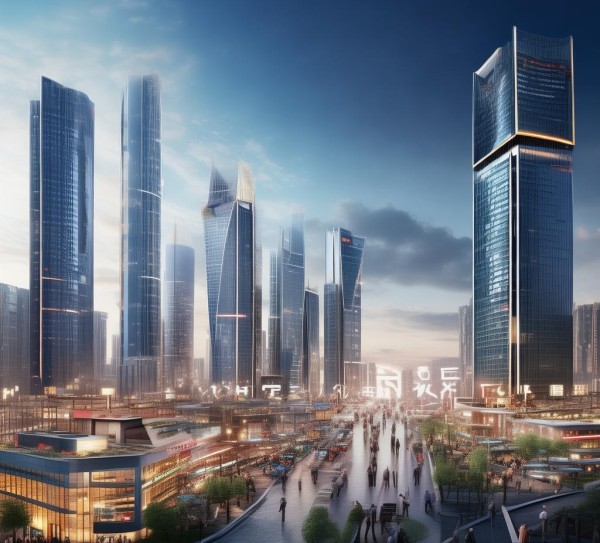 德化国际商贸城，建设新引擎，助力经济繁荣。