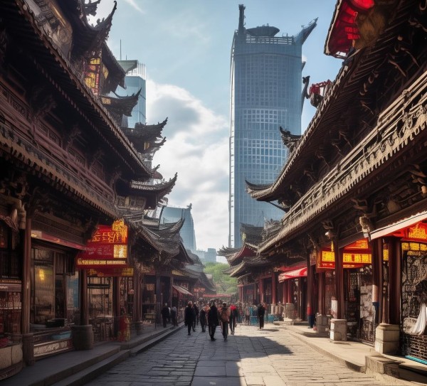 茌平诸王商贸城，历史与现代的碰撞