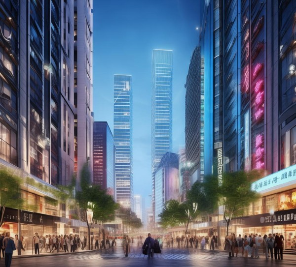 余川中央商贸城作为 spoil区的商超领域的投资热点！