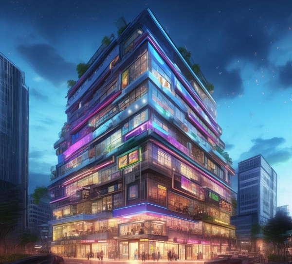 四户商贸城辉煌，充满活力的商业未来