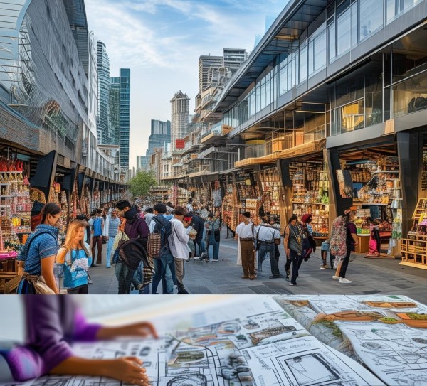 商贸设施现状与优化策略，案例研究与启示