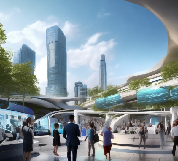 modern商贸 services park recruitment event