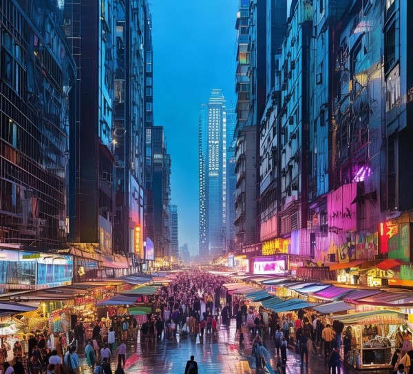 贵阳商贸城，西南城市枢纽，经济繁荣的象征