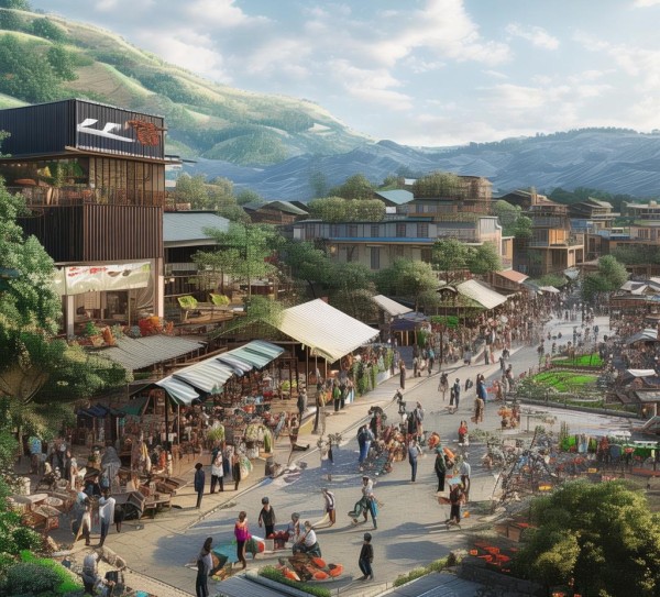 河溜镇商贸中心项目，机遇与挑战并存，助力乡村振兴