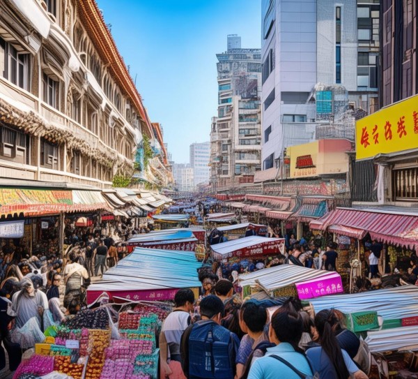 义乌商贸区，商贸经济的活力与机遇