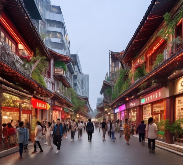 黄埠商贸街，城市更新的升级与象征