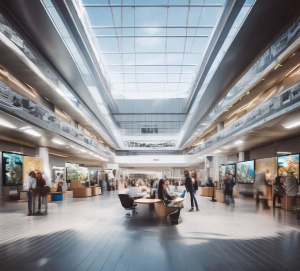 沃州明珠商贸服务大厅——现代化平台