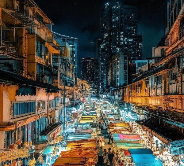 深夜商业文明，夜市中的商业文明