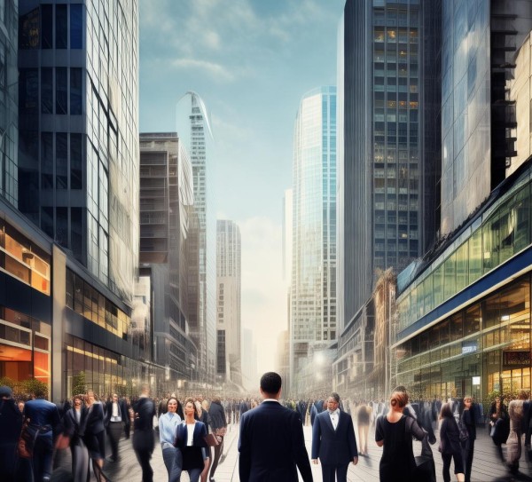 商界的繁荣，困境与机遇并存，创新与稳定并行