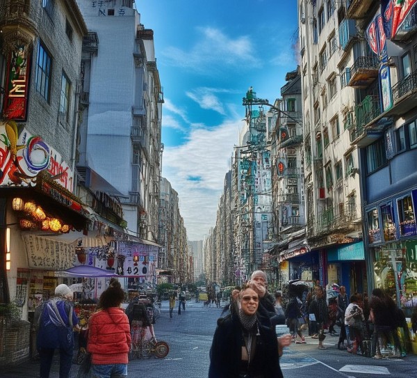 商贸中心游乐园，城市与艺术的完美融合