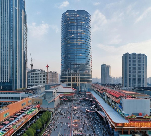 唐阳洲商贸服务，区域经济引擎