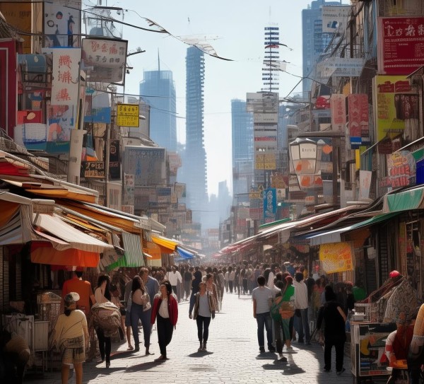 商贸街，活力与改变的见证