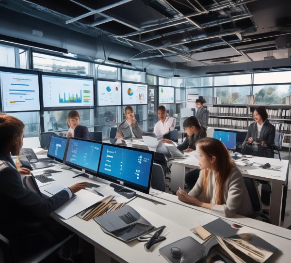 商贸服务管理室，赋能企业，提升效率