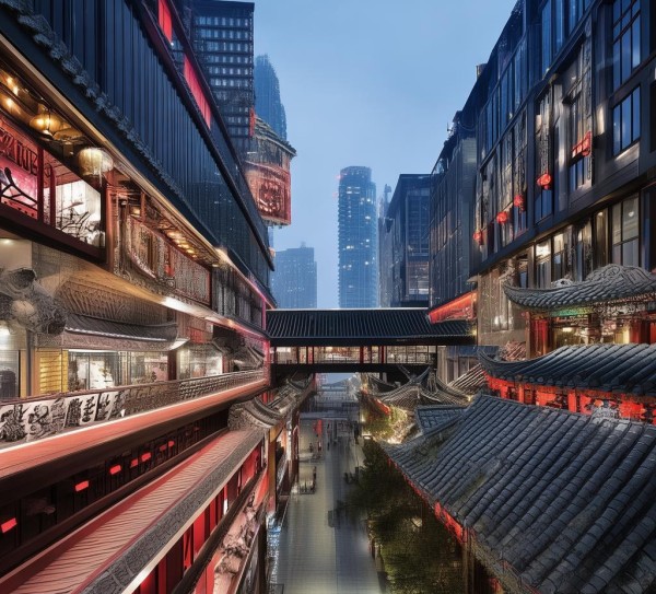 兰州现代商贸城，现代商业与传统文化的完美融合