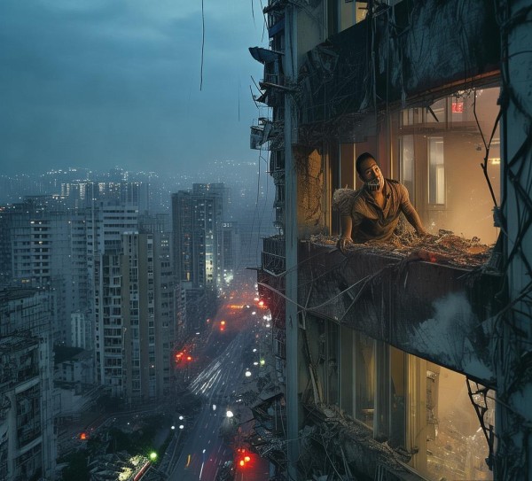 乔南商贸城高空事故——一次意外的生存启示