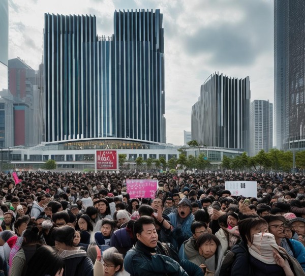 张集商贸城项目引发市民不满，政策影响下，市民情绪紧张