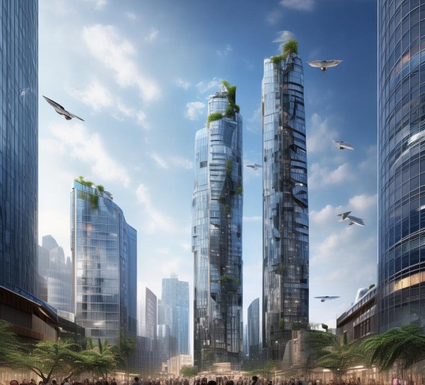 万都城市商贸中心，现代与未来的交汇