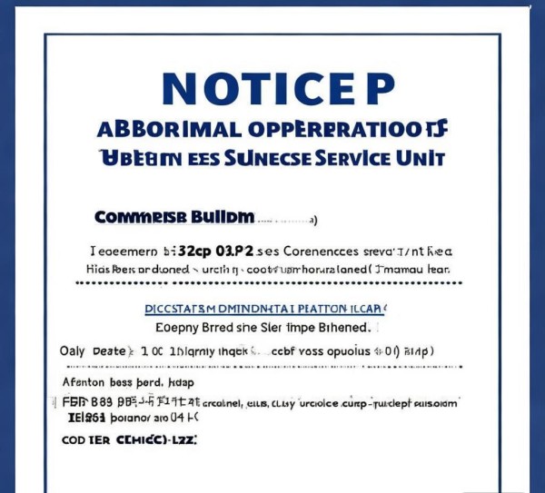 商贸服务单位经营异常通知，为确保商贩的合法权益，现就商贸服务单位经营异常情况向您通知，，时间，223年12月31日，地点，公司大楼，- 商贸服务单位因经营异常，无法继续正常运营，- 业务范围，[填写具体内容]，- 影响，[填写具体内容]，- 联系人，[填写负责人姓名和联系方式]，负责人，[填写部门负责人姓名和联系方式]，如有任何疑问，请与负责人的联系人确认。