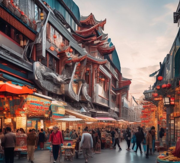 平邑金桥商贸城，商业明珠与文化融合，为您带来一场视觉与听觉的双重享受。