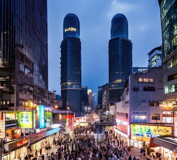 长兴商贸城，商业中心的长兴