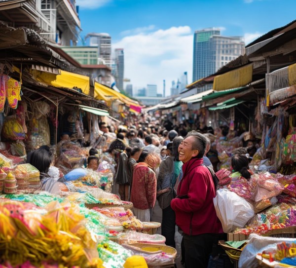 黄龙商贸市场助力本地经济发展，新故事