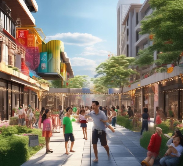 灵川商贸城，休闲娱乐项目，成就居民幸福生活