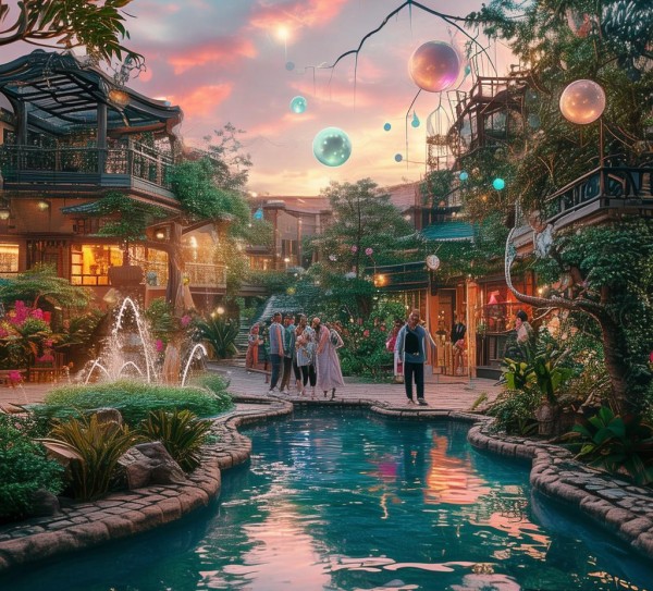 放松身心，感受魔法，专业旅游商贸服务区，让您独特旅行体验