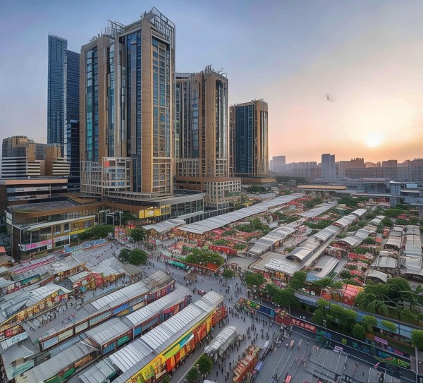 商贸城建设项目总结