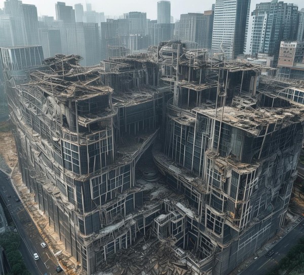 汇都商贸城，建筑的彻底消失