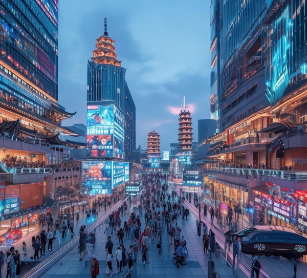 潞城商贸广场,数字时代商业地标 潞城商贸广场,数字时代商业地标