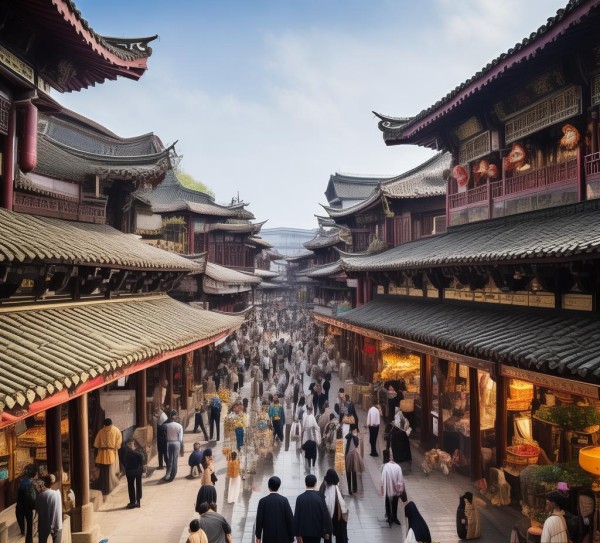 黄石义乌商贸城，三国文化与商业融合的典范