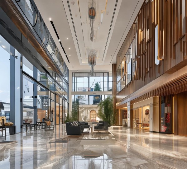 义乌商贸城装修案例，让现代商业更优雅