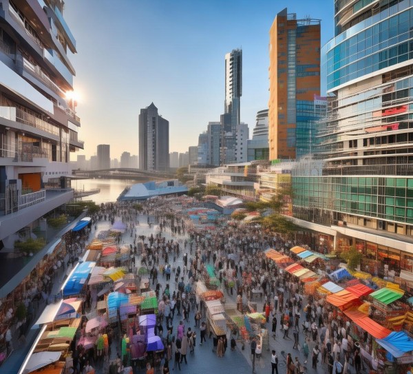 临江商贸城，机会与发展的必经之路