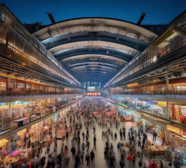 达州商贸城，商业中心的焦点