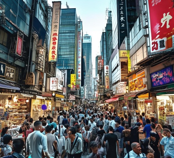 商贸服务区，机遇与挑战的较量，竞争激烈