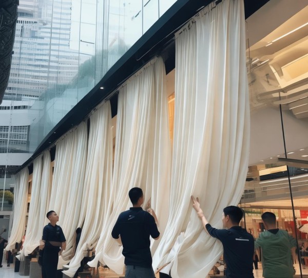 商贸城窗帘安装，专业品质与高效安装的完美融合