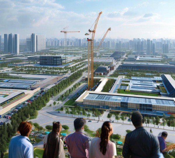 广陵商贸物流园，创新发展，服务 clients