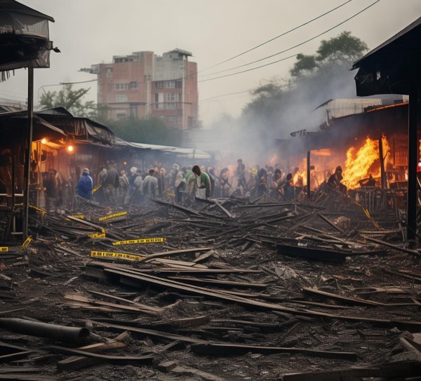 商贸市场火灾发生后的分析