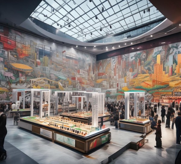 泸州商贸城的艺术与商业结合——商业项目招标展示活动