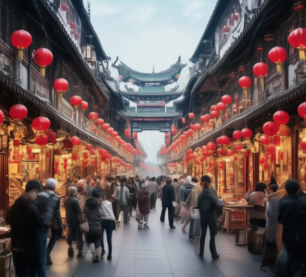 集安商贸街，安全与发展的见证