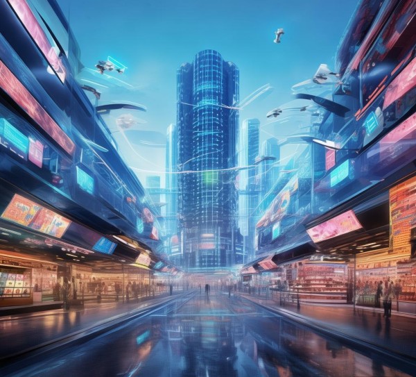 数字商贸城成功构建了数字化商业生态系统的案例。