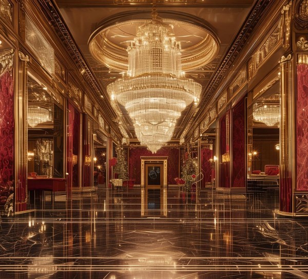 豪华视觉盛宴，冠豪商贸城的装修之旅