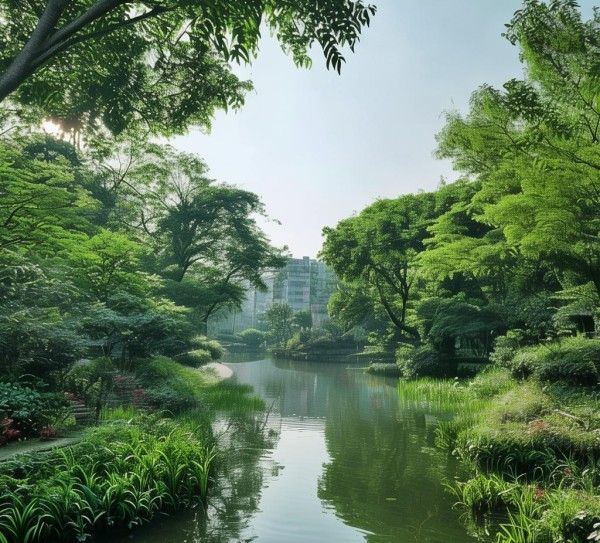 江阴小湖商贸城改天大绿