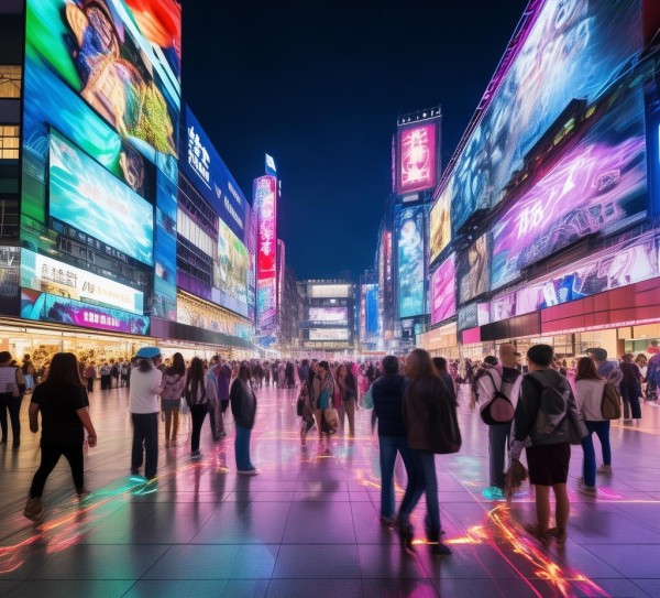 商贸广场，视觉与触角融合的成功营销案例