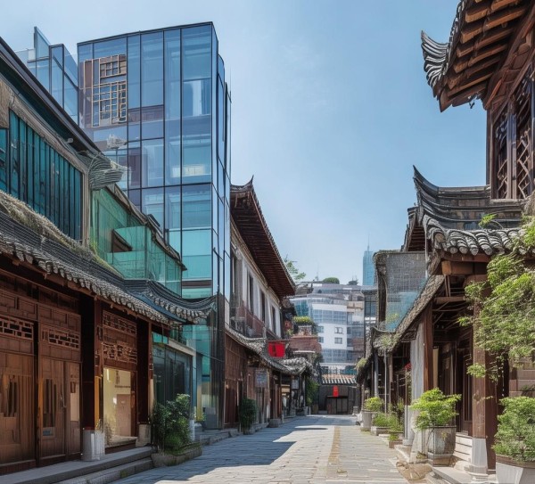 陵县商贸城旧址改造，传承创新的现代化实践