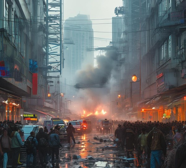 东升商贸城附近发生爆炸事件，引发广泛关注。