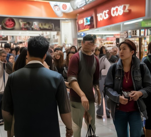 德州商贸城偷手机，小心不要被偷到