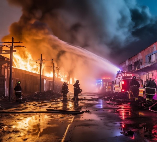 义乌商贸城火灾案例，紧急分析与应对策略