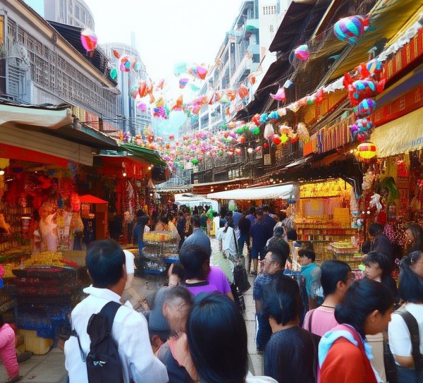 开化县商贸城，特色与活力并存