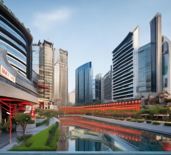 豪德商贸城，现代与传统完美融合，建筑美学之都